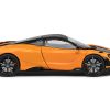 2020 McLaren 765 LT Papaya Spark Orange Metallic and Black 1/43 Diecast Model Car by Solido - Image 3