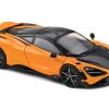 2020 McLaren 765 LT Papaya Spark Orange Metallic and Black 1/43 Diecast Model Car by Solido - Image 4