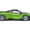 2020 McLaren 765 LT Lime Green Metallic and Black 1/43 Diecast Model Car by Solido - Image 5
