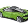 2020 McLaren 765 LT Lime Green Metallic and Black 1/43 Diecast Model Car by Solido - Image 4