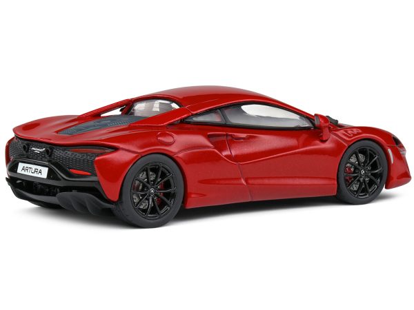 McLaren Artura Hybrid Supercar Amaranth Red Metallic 1/43 Diecast Model Car by Solido - Image 2