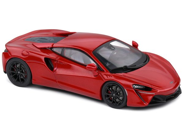 McLaren Artura Hybrid Supercar Amaranth Red Metallic 1/43 Diecast Model Car by Solido - Image 3