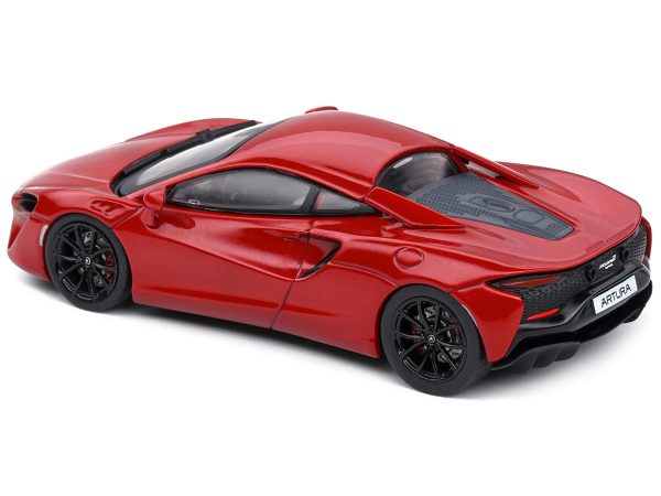McLaren Artura Hybrid Supercar Amaranth Red Metallic 1/43 Diecast Model Car by Solido - Image 5