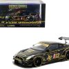 Nissan GT-R R35 Type 2 LB-Works RHD (Right Hand Drive) #12 Black "John Player Special" 1/43 Diecast Model Car by Tarmac Works - Image 2