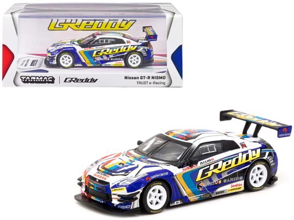 Nissan GT-R NISMO "TRUST e-Racing - GReddy" "Hobby64" Series 1/64 Diecast Model Car by Tarmac Works - Image 2