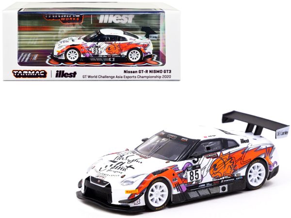 Nissan GT-R Nismo GT3 #85 Andy Ngan "Illest" GT World Challenge Asia Esports Championship (2020) "Hobby64" Series 1/64 Diecast Model Car by Tarmac Works - Image 2