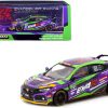 Honda Civic Type R FK8 RHD (Right Hand Drive) #01 "EVA RT TEST TYPE-01" "Hobby64" Series 1/64 Diecast Model Car by Tarmac Works - Image 2
