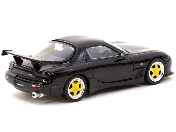 Mazda RX-7 FD3S Mazdaspeed A-Spec Brilliant Black "Global64" Series 1/64 Diecast Model by Tarmac Works - Image 2