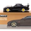 Mazda RX-7 FD3S Mazdaspeed A-Spec Brilliant Black "Global64" Series 1/64 Diecast Model by Tarmac Works