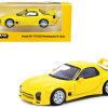 Mazda RX-7 (FD3S) Mazdaspeed A-Spec RHD (Right Hand Drive) Competition Yellow Mica "Global64" Series 1/64 Diecast Model Car by Tarmac Works - Image 2