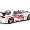 Vertex RX-7 FD3S White with Graphics RHD (Right Hand Drive) "A'Pex D1 Project" "Global64" Series 1/64 Diecast Model Car by Tarmac Works