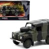 Land Rover Defender "Royal Military Police" Green Camouflage "Collab64" Series 1/64 Diecast Model Car by Schuco & Tarmac Works - Image 2