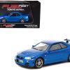 Nissan Nismo R34 GT-R Z-tune RHD (Right Hand Drive) Blue Metallic "FuelFest Tokyo" (2023) "Collab64" Series 1/64 Diecast Model Car by Schuco & Tarmac Works - Image 2