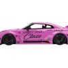 Nissan 35GT-RR Ver. 1 LB-Silhouette Works GT RHD (Right Hand Drive) "Class" Pink with Graphics 1/18 Model Car by Top Speed - Image 2