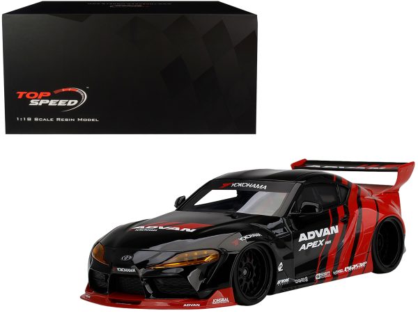 Toyota Pandem GR Supra V1.0 "Advan" Livery SEMA (2019) 1/18 Model Car by Top Speed - Image 3