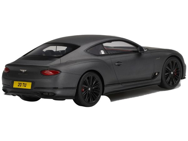 Bentley Continental GT Speed Anthracite Satin Gray 1/18 Model Car by Top Speed - Image 2