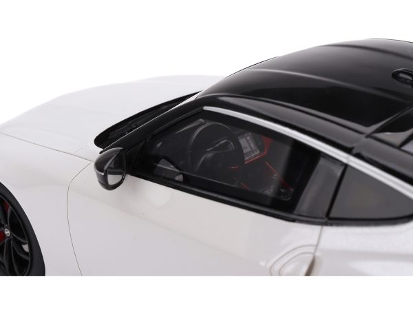 2023 Nissan Z Performance Everest White with Black Top 1/18 Model Car by Top Speed - Image 3