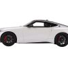 2023 Nissan Z Performance Everest White with Black Top 1/18 Model Car by Top Speed