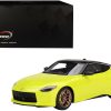 2023 Nissan Z Proto Spec Ikazuchi Yellow with Black Top 1/18 Model Car by Top Speed - Image 4