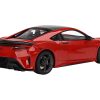 2022 Acura NSX Type S Curva Red with Carbon Top 1/18 Model Car by Top Speed - Image 4