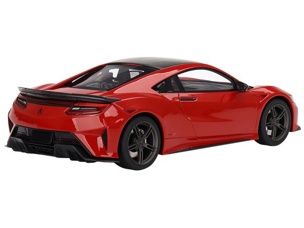 2022 Acura NSX Type S Curva Red with Carbon Top 1/18 Model Car by Top Speed - Image 4