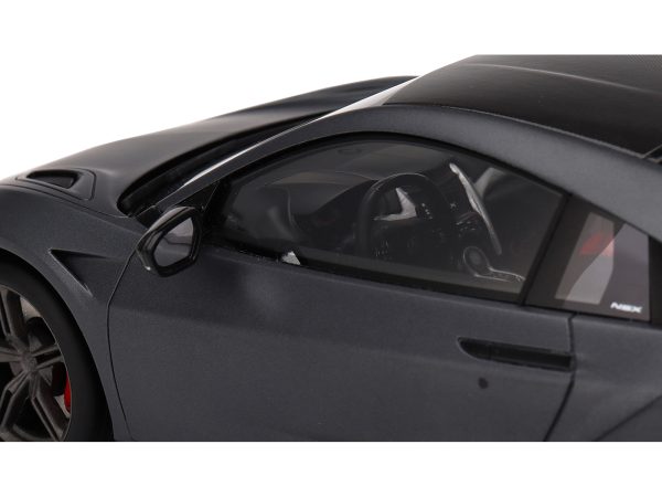 Acura NSX Type S Gotham Matt Gray 1/18 Model Car by Top Speed - Image 3