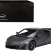 Acura NSX Type S Gotham Matt Gray 1/18 Model Car by Top Speed - Image 4