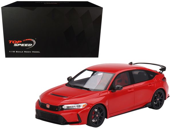 2023 Honda Civic TYPE R Rallye Red 1/18 Model Car by Top Speed - Image 4