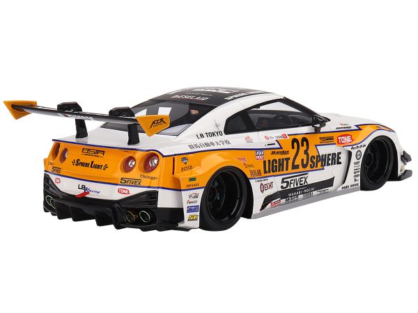 Nissan LB-Silhouette WORKS GT 35GT-RR Ver.2 RHD (Right Hand Drive) #23 Tetsuya Hibino "LB Racing - Formula Drift" (2022) 1/18 Model Car by Top Speed - Image 3