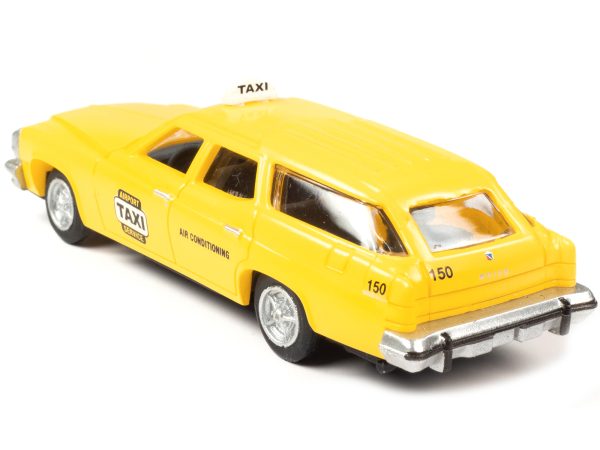 1974 Buick Estate Station Wagon Taxi Yellow 1/87 (HO) Scale Model by Classic Metal Works - Image 2