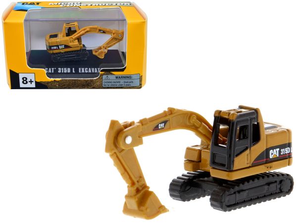 CAT Caterpillar 315D L Excavator Yellow "Micro-Constructor" Series Diecast Model by Diecast Masters - Image 3