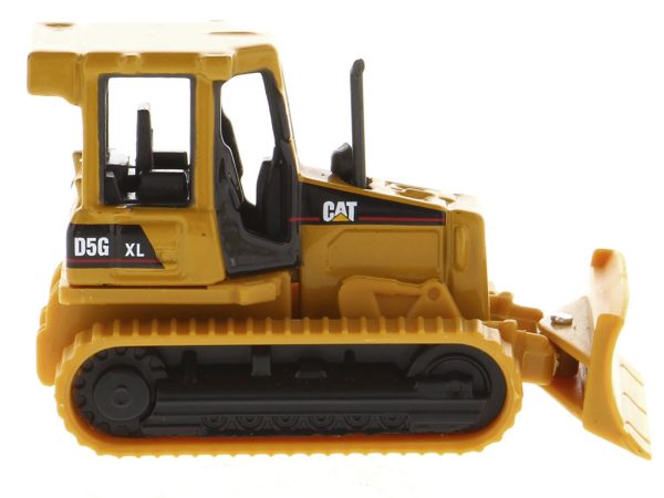 CAT Caterpillar D5G XL Track-Type Tractor Yellow "Micro-Constructor" Series Diecast Model by Diecast Masters - Image 3