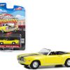 1969 Chevrolet Camaro SS Convertible Yellow with Black Stripes "17th Annual Woodward Dream Cruise Featured Heritage Vehicle" (2011) "Woodward Dream Cruise" Series 1 1/64 Diecast Model Car by Greenlight - Image 2
