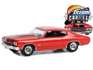 1969 Chevrolet Chevelle SS Red with Black Stripes "18th Annual Woodward Dream Cruise Featured Heritage Vehicle" (2012) "Woodward Dream Cruise" Series 1 1/64 Diecast Model Car by Greenlight