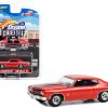 1969 Chevrolet Chevelle SS Red with Black Stripes "18th Annual Woodward Dream Cruise Featured Heritage Vehicle" (2012) "Woodward Dream Cruise" Series 1 1/64 Diecast Model Car by Greenlight - Image 2