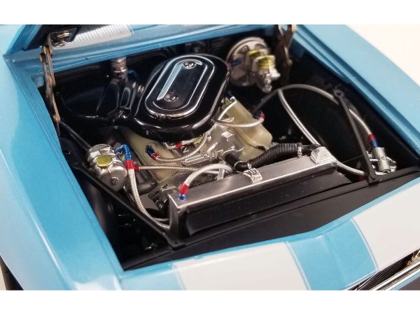 1967 Chevrolet Camaro Z/28 Trans Am #56 "Dana Chevrolet Southgate" Light Blue with White Stripes and Graphics Limited Edition to 600 pieces Worldwide "ACME Exclusive" Series 1/18 Diecast Model Car by GMP - Image 2