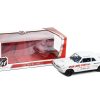 1963 Pontiac Tempest White with Blue Interior "Stan Long Pontiac Detroit Michigan - World's Fastest Tempest" Driven by Stan Antlocer 1/18 Diecast Model Car by Highway 61