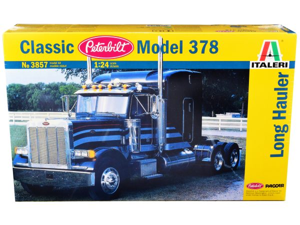 Skill 4 Model Kit Peterbilt 378 Long Hauler Truck Tractor 1/24 Scale Model by Italeri - Image 4