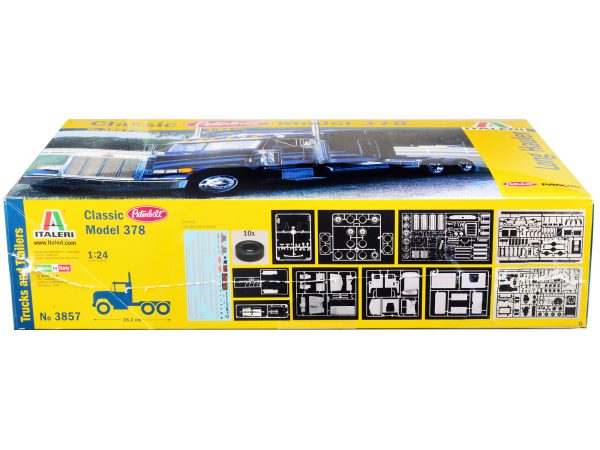 Skill 4 Model Kit Peterbilt 378 Long Hauler Truck Tractor 1/24 Scale Model by Italeri - Image 3