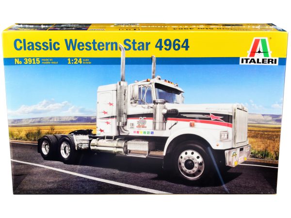 Skill 3 Model Kit Western Star Classic 4964 Truck Tractor 1/24 Scale Model by Italeri - Image 4