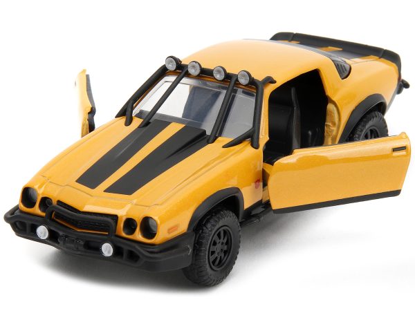 1977 Chevrolet Camaro Off-Road Version Yellow Metallic with Black Stripes "Transformers: Rise of the Beasts" (2023) Movie "Hollywood Rides" Series 1/32 Diecast Model Car by Jada - Image 4