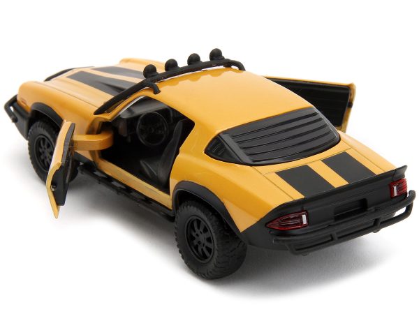 1977 Chevrolet Camaro Off-Road Version Yellow Metallic with Black Stripes "Transformers: Rise of the Beasts" (2023) Movie "Hollywood Rides" Series 1/32 Diecast Model Car by Jada - Image 3