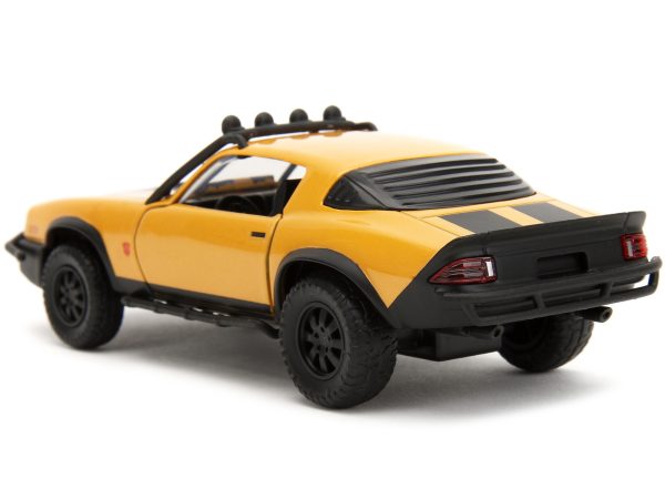 1977 Chevrolet Camaro Off-Road Version Yellow Metallic with Black Stripes "Transformers: Rise of the Beasts" (2023) Movie "Hollywood Rides" Series 1/32 Diecast Model Car by Jada - Image 2