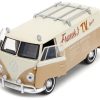 Volkswagen Bus "WheelJack" Tan and Beige "Frank's TV Repair" "Transformers: Rise of the Beasts" (2023) Movie "Hollywood Rides" Series 1/32 Diecast Model Car by Jada - Image 3