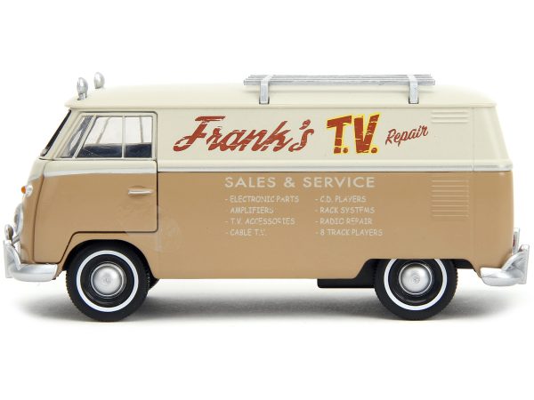 Volkswagen Bus "WheelJack" Tan and Beige "Frank's TV Repair" "Transformers: Rise of the Beasts" (2023) Movie "Hollywood Rides" Series 1/32 Diecast Model Car by Jada - Image 5