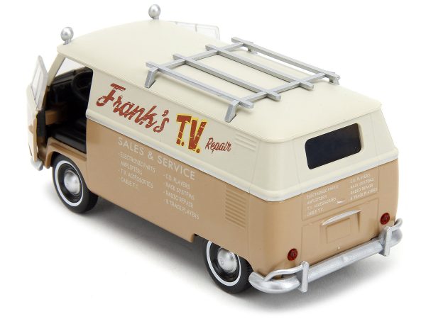 Volkswagen Bus "WheelJack" Tan and Beige "Frank's TV Repair" "Transformers: Rise of the Beasts" (2023) Movie "Hollywood Rides" Series 1/32 Diecast Model Car by Jada - Image 2