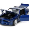 1977 Pontiac Firebird Trans Am Blue Metallic "Bigtime Muscle" Series 1/24 Diecast Model Car by Jada - Image 3