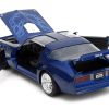 1977 Pontiac Firebird Trans Am Blue Metallic "Bigtime Muscle" Series 1/24 Diecast Model Car by Jada - Image 4