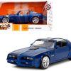1977 Pontiac Firebird Trans Am Blue Metallic "Bigtime Muscle" Series 1/24 Diecast Model Car by Jada - Image 5