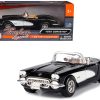 1959 Chevrolet Corvette Black 1/24 Diecast Model Car by Motormax